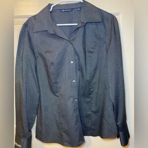 Cutter and Buck Mens Long Sleeve Button Down Shirt Gray L